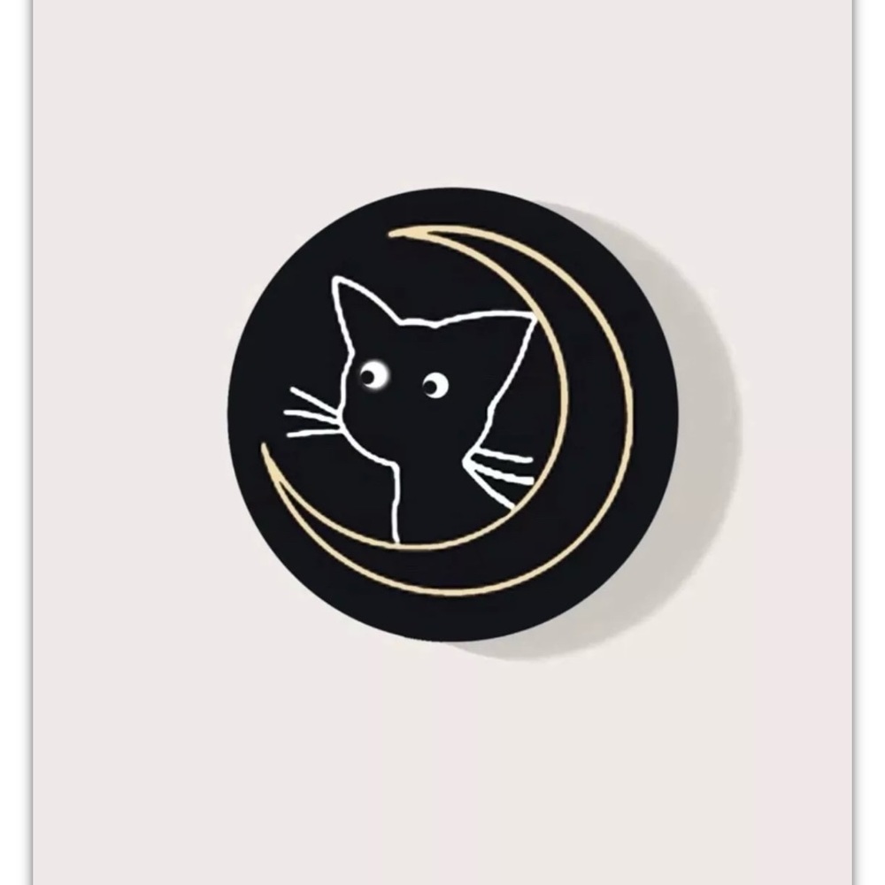NWT!  Cat & Moon Stand Out Cell Phone Grip